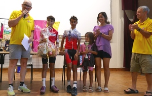 Remise de récompenses aux jeunes participants